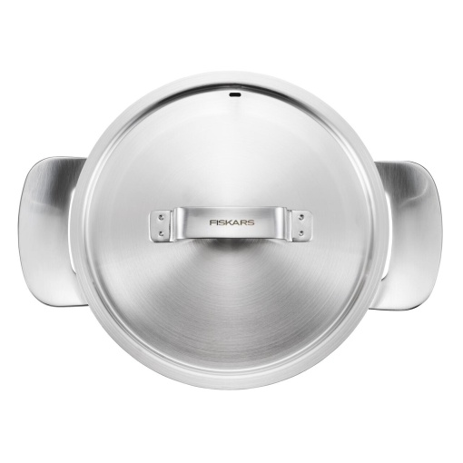 FISKARS Oala cu capac, din otel inoxidabil, fara acoperire antiaderenta, Fiskars All Steel, 3 l - 1064751 - Img 2