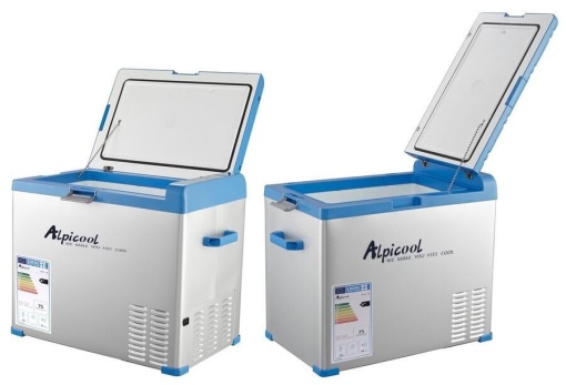Frigider auto cu compresor Alpicool 50l 230/24/12V -20°C BLUE APP - TT07092 - Img 5