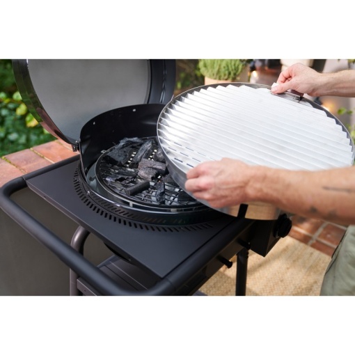 Gratar electric 2.100 W si pe carbuni hibrid, 370 grade Celsius, TRU-Infrared, Char-Broil Patio Bistro E2Coal - 140255 - Img 13