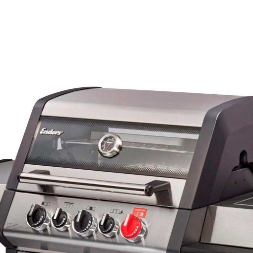 Gratar pe gaz, 3 arzatoare inox, arzator infrarosu, grile fonta, Enders Monroe Pro 3 SIK Turbo - 837633 - Img 15