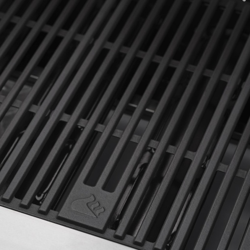 Gratar pe gaz cu 6 arzatoare (5 inox si 1 infrarosu), incastrabil, grile si plita fonta, Grandhall Grandpro Maxim G5 - K05000387A - Img 9