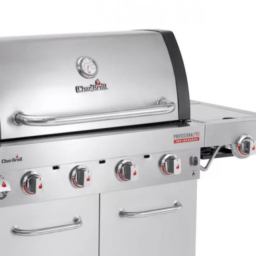 Gratar pe gaz din inox Char-Broil Professional Pro S 4, grile din fonta, TRU-Infrared - 140921 4