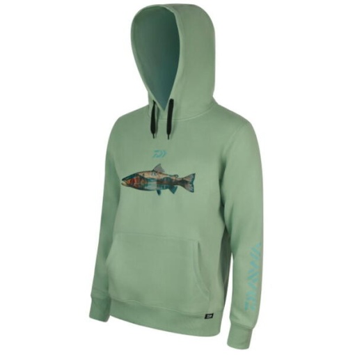 Hanorac Daiwa D-Vec Hoodie Trout Pistaccio - Img 2
