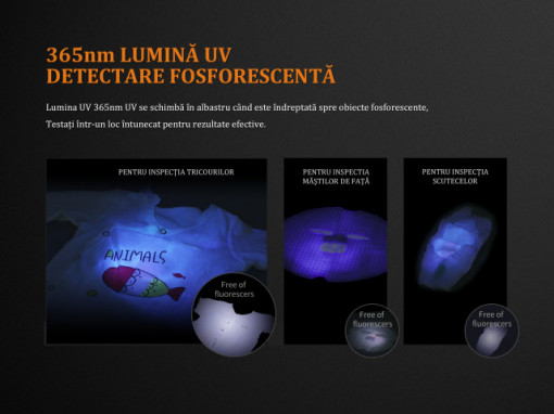 Lanterna Fenix LD05 V2.0 - Lanterna - 100 Lumeni - 54 Metri UV