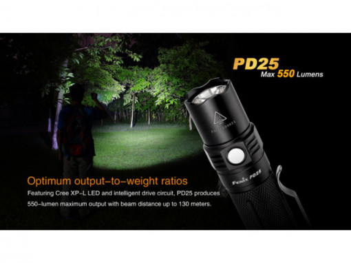 Lanterna Fenix PD25 550 lumeni 130 Metri - Img 6