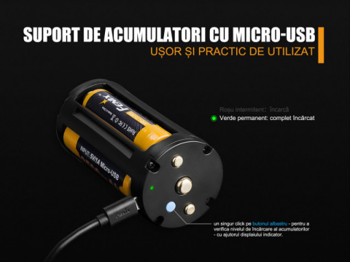 Lanterna Fenix TK75 Rencarcabila 5100 lumeni 850 metri 5