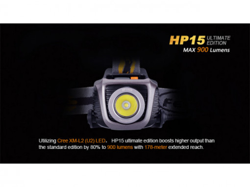 Lanterna frontala Fenix HP15 900 lumeni 178 metri 2