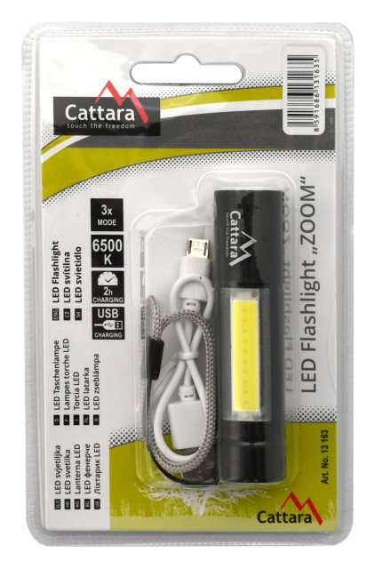 Lanterna reincarcabila LED 120lm Cattara TT13163 - Img 6