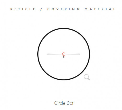Luneta de arma pentru vanatoare Kahles 4 x 30i, Circle Dot - 10555 4 5 7