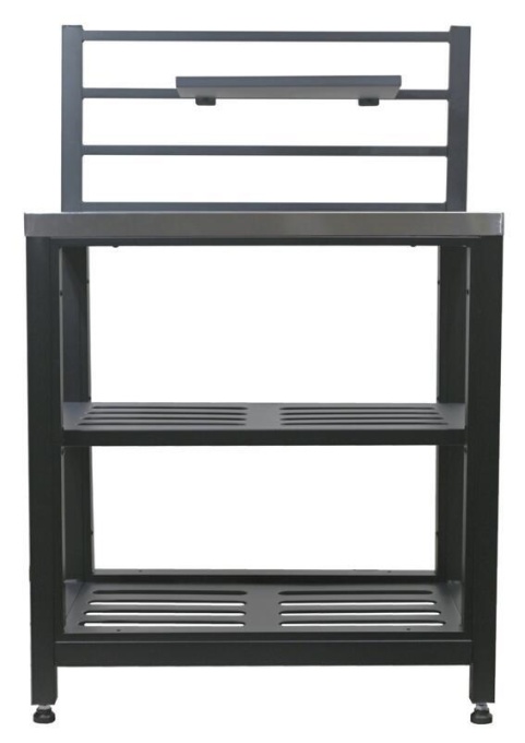 Masa cu rafturi modulara Torino 4 Cattara pentru bucatarie exterioara 80x47x123cm - TT14128 - Img 3