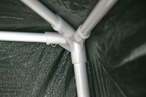 Pavilion de gradina Cattara Assen, 3x3m, inaltime 2.35m, verde - TT13349 - Img 4