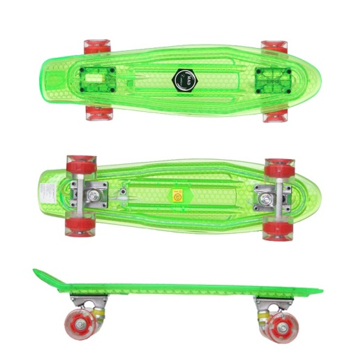 Penny board Mad Cruiser Full LED ABEC 7-verde - Img 2