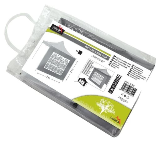 Perete lateral impermeabil cu fereasta 3 x 2 m pentru pavilioanele Cattara - TT13345 - Img 5