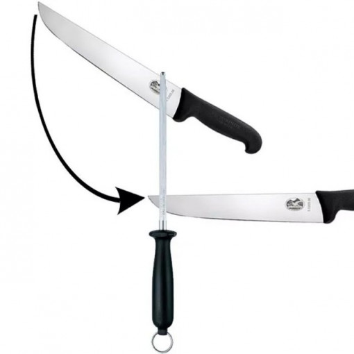 Pila Victorinox pentru ascutit cutite, lama 20cm - 7.8013 mod de utilizare