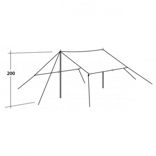 Prelata cort Easy Camp Tarp 3x3m - EC120328 2