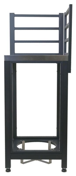 Raft modular de colt Torino 3 Cattara pentru bucatarie exterioara 47x47x123cm - TT14127 - Img 2