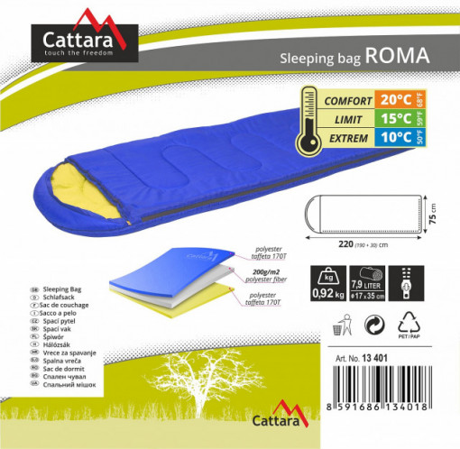 Sac de dormit Roma Cattara +10°C - TT13401 - Img 3
