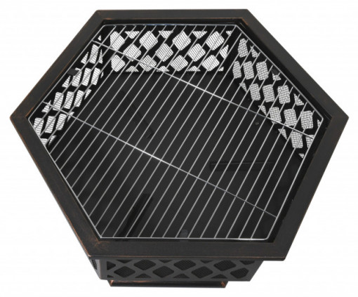Semineu de terasa HEXAGON Cattara cu capac TT13008 - Img 3