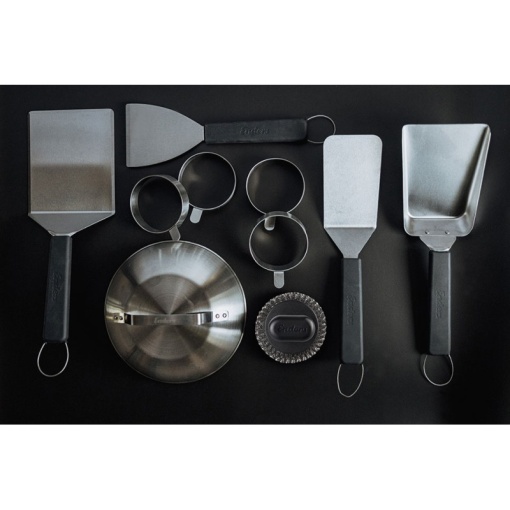 Set 10 piese pentru plancha din otel inoxidabil si plastic Enders - 8776 - Img 6