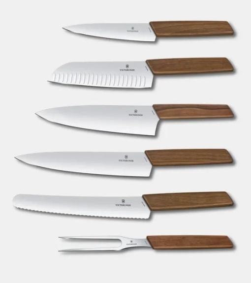 Set cutite Victorinox Swiss Modern Block, 6 piese, Wood 6.7186.6 - Img 2