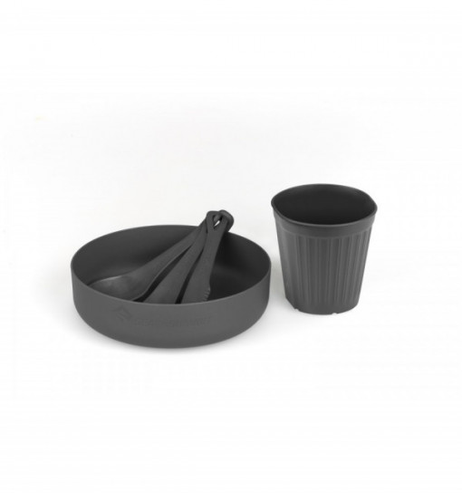 Set vase camping Sea To Summit DeltaLight Camp Set 1.1 - cana, bol si tacamuri gri - OUTMA.ADLTSOLOSETGY 2