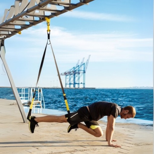 Sistem Trx Bodytrainer Home - Negru-Verde - Img 4