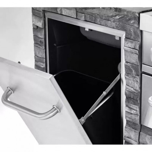 Stand Bucatarie de exterior fara gratar, contine chiuveta si arzator lateral Grand Hall Stone Island K04000235B 4