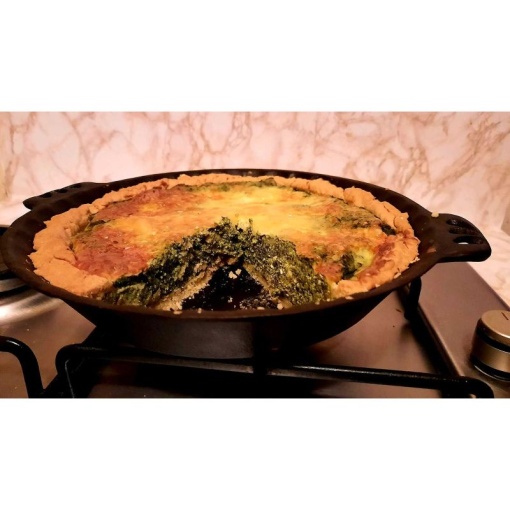 Tava rotunda din fonta pentru placinta 26 cm Camp Chef CC-CIPIE10 - Img 4