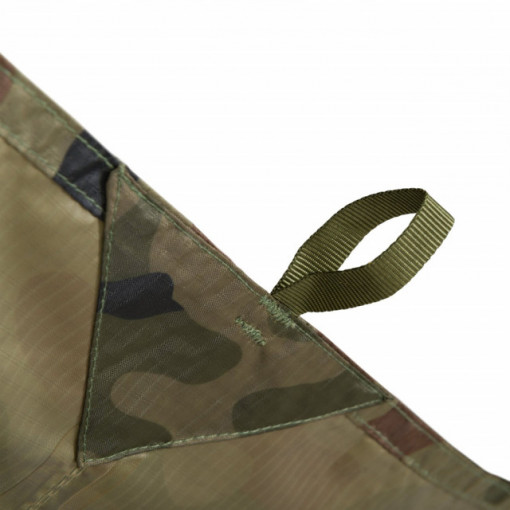 Tenda 3×3m Prelata Helikon-Tex Supertarp Woodland US - PO-STP-PO-03 5