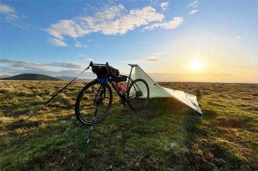 Tenda 3.7m x 2.3m Prelata DD Hammocks SuperLight - Bikepacker Tarp Olive Green - 707273931726 2