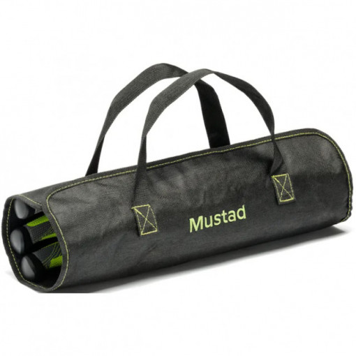 Trusa Mustad pentru filetat - 3 Cutite &amp; Ascutitor - M.MT102 2
