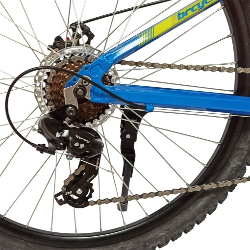 Bicicleta BR TSUNAMI PRO2025 26", 21 viteze, frane pe disc, cadru otel 14.5", manete secventiale, albastru - Img 10