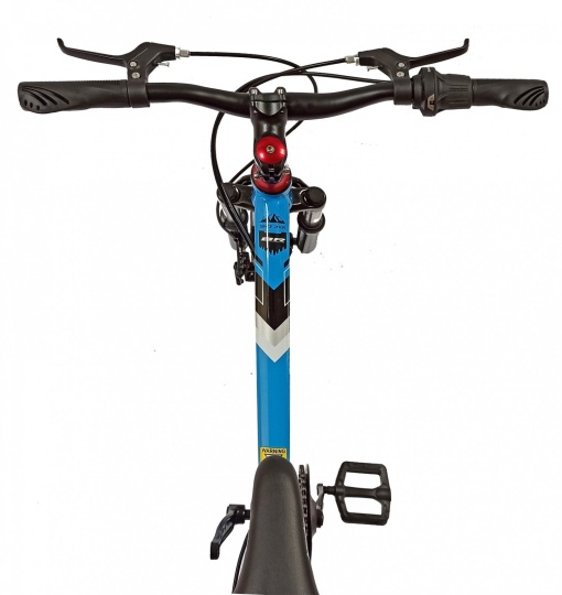 Bicicletă copii BR Inspire 20", 7 viteze, frâne pe disc, cadru oțel 12", manete Revoshift, albastru, varsta 7 - 10 ani - Img 6