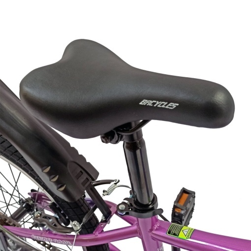 Bicicletă copii BR Neptune 20", cadru oțel, roz, varsta 7 - 10 ani - Img 7