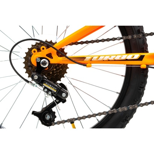 Bicicleta Copii DHS Turbo - 20 Inch, Portocaliu - Img 5