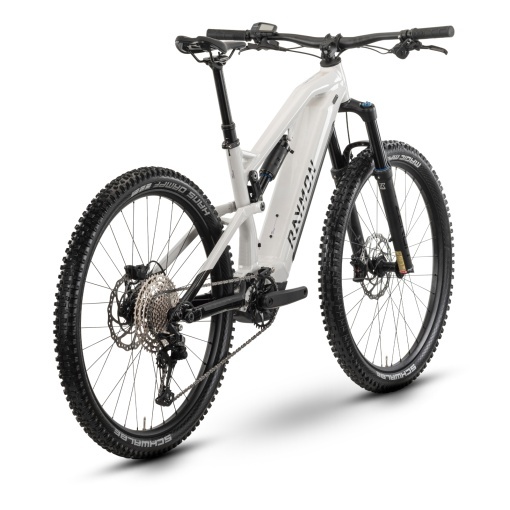 Bicicleta Electrica Raymon Full Suspension Trailray 150 2025 - 29 Inch, S, Alb - Deore - Img 3