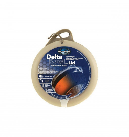 Bol camping Sea To Summit Delta bowl cu capac, volum 750 ml, gri - OUTMA.ADBOWLLIDPB 2