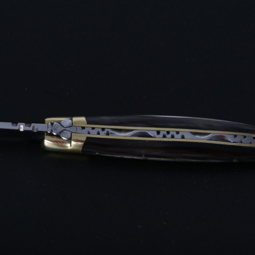 Briceag Laguiole en Aubrac, 10 cm, Maner Corn Bivol African - LGL0210PCL/FSI1 3