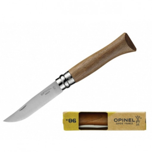 Briceag Opinel N°06 Inox Nuc, 7cm - 002025 - Img 2