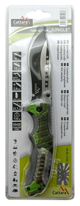 Briceag tactic Cattara Jungle, 21 cm, paracord - TT13223 - Img 6