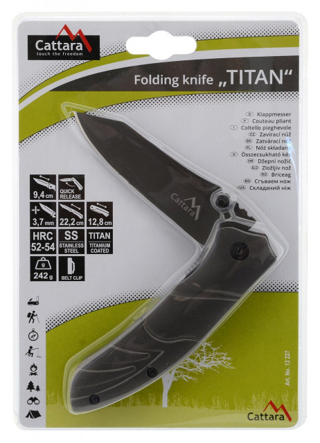 Briceag Titan Cattara lama 9.4cm TT13227 - Img 7