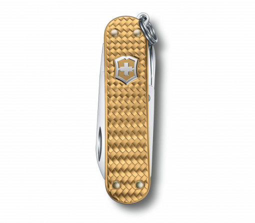 Briceag Victorinox Classic Precious Alox Brass Gold - 0.6221.408G 2