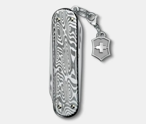 Briceag Victorinox Classic SD,58 mm, Brilliant Damast 0.6221.34 - Img 4