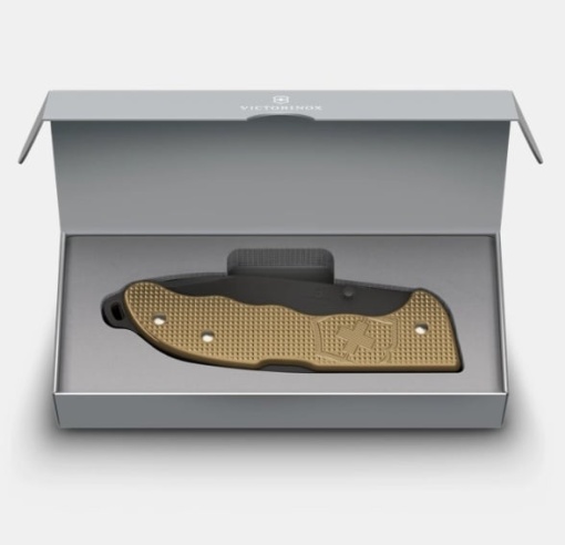Briceag Victorinox Evoke BS Alox One Hand,136 mm, Beige 0.9415.DS249 - Img 6