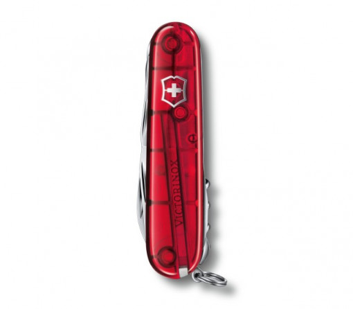 Briceag Victorinox Huntsman, rosu transparent - 1.3713.T inchis