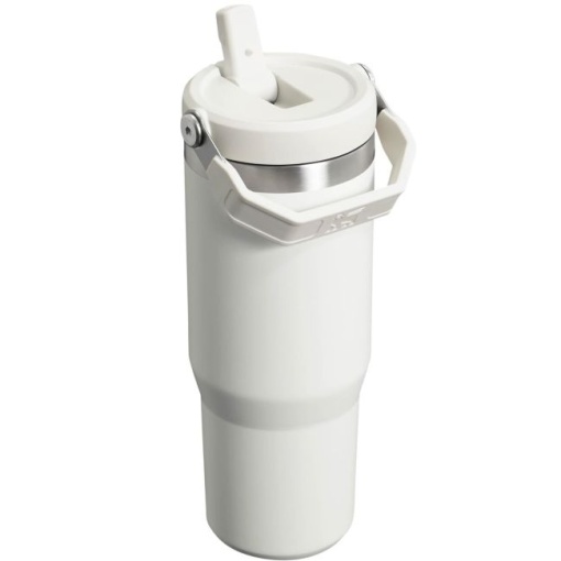 Cana Termoizolanta Cu Pai Rabatabil Stanley Classic Iceflow Flip Straw Tumbler 0.89l / 30oz, Alb - 10-09993-407 - Img 2