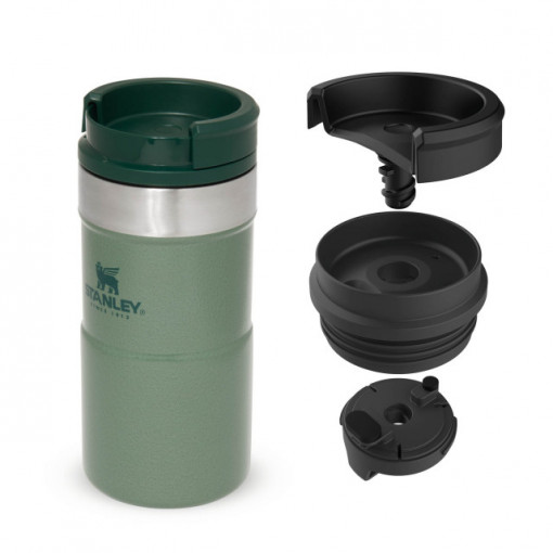 Cana Termoizolanta Stanley The NeverLeak™ Travel Mug Hammertone Green 0.25L - 10-09856-006 3
