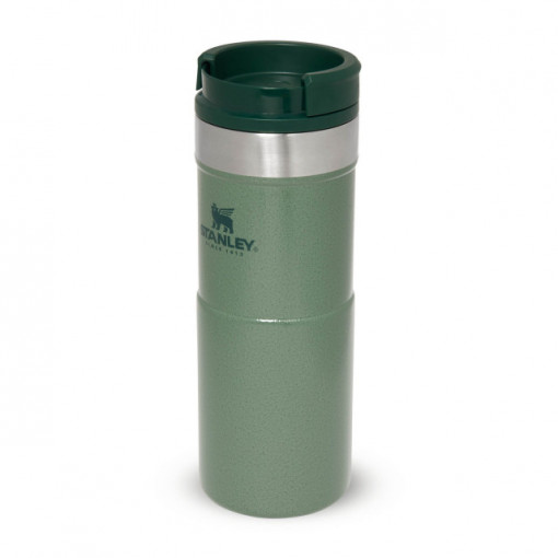 Cana Termoizolanta Stanley The NeverLeak™ Travel Mug Hammertone Green 0.35L - 10-09855-006 2