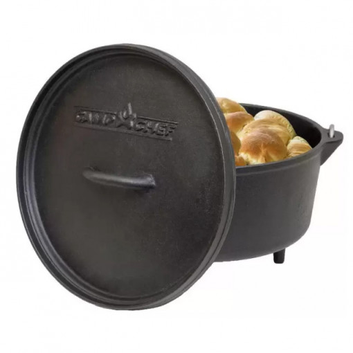 Ceaun din fonta cu capac - cuptor olandez Camp Chef 30 cm 5,6 litri - CC-SDO12 2