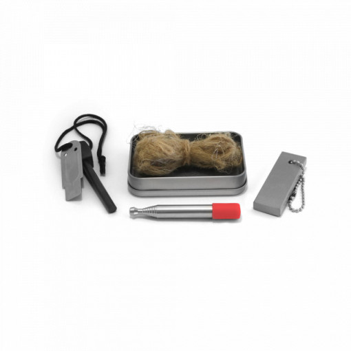 Cutie depozitare cu amnar si accesorii aprins foc Coghlans Fire in a Box - C2224